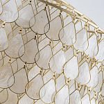 Люстра многоярусная с декором из натуральной морской ракушки Iridescent Light варинант исполнения - 9 | Loft Concept в Новосибирске