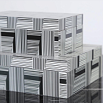 Набор из двух шкатулок Noe Black White Box варинант исполнения - 3 | Loft Concept в Новосибирске