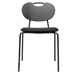 Стул с мягким сиденьем черный Stool Loft Black варинант исполнения - 1 | Loft Concept в Новосибирске