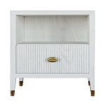 Прикроватная тумбочка с полкой Elsa Dreams White варинант исполнения - 6 | Loft Concept в Новосибирске