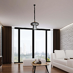 Подвесной светильник с серым металлическим плафоном Capability варинант исполнения - 2 | Loft Concept в Новосибирске