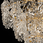 Люстра многоярусная с объемными прозрачными цветами Hanging Flowers варинант исполнения - 8 | Loft Concept в Новосибирске