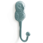 Настенный крючок в виде совы Owl Wall Hook Blue варинант исполнения - 3 | Loft Concept в Новосибирске