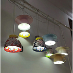 Подвесные светильники в виде чаши с цветочным орнаментом Flower Reversal варинант исполнения - 8 | Loft Concept в Новосибирске