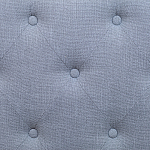 Изголовье кровати серое с мягкой обивкой из рогожки Emma Headboard варинант исполнения - 3 | Loft Concept в Новосибирске