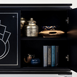 Черный комод в стиле арт-деко Luciano варинант исполнения - 8 | Loft Concept в Новосибирске