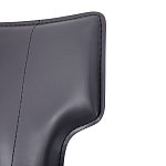 Стул серый из искуственной кожи на 4-х ножках Enigma Gray варинант исполнения - 4 | Loft Concept в Новосибирске