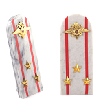 Сувенир Погон МВД из натурального камня мрамор Souvenir Epaulets варинант исполнения - 7 | Loft Concept в Новосибирске