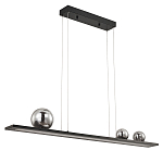 Светодиодная линейная люстра IONA Сhandelier black 103 варинант исполнения - 2 | Loft Concept в Новосибирске