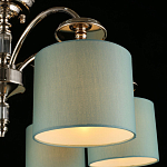 Люстра потолочная Nikoletta с бирюзовым плафоном варинант исполнения - 4 | Loft Concept в Новосибирске