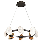 Люстра подвесная круглая с овальными плафонами Iona chandelier варинант исполнения - 3 | Loft Concept в Новосибирске