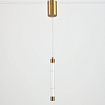 Подвесной светильник в форме цилиндра Trumpet Tube Brass варинант исполнения - 3 | Loft Concept в Новосибирске