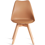 Стул с мягким сиденьем Arvika Latte варинант исполнения - 5 | Loft Concept в Новосибирске