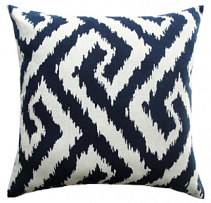 подушка black and white ornament