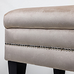 Мягкая банкетка с зоной для хранения Casket Beige варинант исполнения - 3 | Loft Concept в Новосибирске