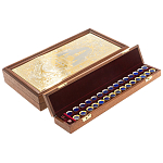 Нарды настольные из натурального камня лазурит и долерит Backgammon from Stone варинант исполнения - 4 | Loft Concept в Новосибирске