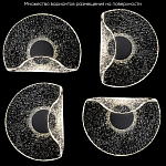 Бра из текстурированного прозрачного стекла с изогнутым краем Textured Glass  варинант исполнения - 6 | Loft Concept в Новосибирске