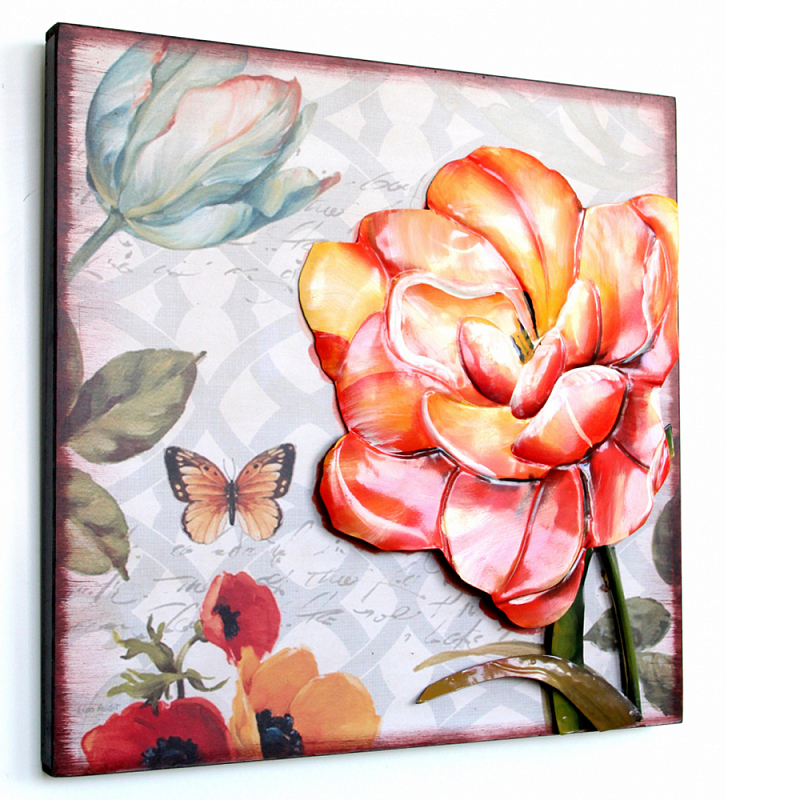 Аксессуар настенный из металла Blank Space Flower Мульти в Новосибирске | Loft Concept 