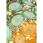 Люстра овальная с каскадом из разноцветных круглых подвесов Key Lustar варинант исполнения - 1 | Loft Concept в Новосибирске