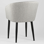 Мягкое кресло на металлических ножках Shaggy Grey варинант исполнения - 5 | Loft Concept в Новосибирске