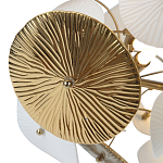 Люстра с белыми и золотистыми цветами Dahlia Flowers Lamp варинант исполнения - 6 | Loft Concept в Новосибирске
