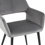 Стул с подлокотниками серый NEASAN STOOL варинант исполнения - 6 | Loft Concept в Новосибирске