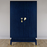 Платяной шкаф Elsa Dreams Blue с 2-мя фасадами варинант исполнения - 5 | Loft Concept в Новосибирске