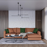 Торшер черного цвета с круглым основанием и вытянутым поворотным плафоном Trumpet tube варинант исполнения - 4 | Loft Concept в Новосибирске