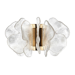 Бра с крупными прозрачными лепестками с рельефной поверхностью Ethereal Bloom варинант исполнения - 1 | Loft Concept в Новосибирске