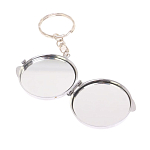 Зеркало брелок карманное двухстороннее из натурального камня Оникс Silver Stone Mirrors варинант исполнения - 6 | Loft Concept в Новосибирске