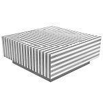 Большой журнальный Стол с инкрустацией Mandika Bone Inlay Coffee Table варинант исполнения - 1 | Loft Concept в Новосибирске