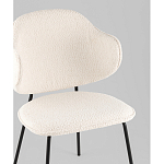 Стул Bellamy букле молочный варинант исполнения - 2 | Loft Concept в Новосибирске