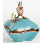Фарфоровая шкатулка с птицей Eden Garden Blue варинант исполнения - 2 | Loft Concept в Новосибирске