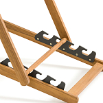 Шезлонг из акации и ткани Argentina варинант исполнения - 9 | Loft Concept в Новосибирске