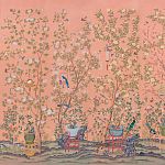 Обои ручная роспись Belvoir Apricot  варинант исполнения - 1 | Loft Concept в Новосибирске