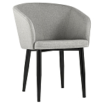 Мягкое кресло на металлических ножках Shaggy Grey варинант исполнения - 1 | Loft Concept в Новосибирске