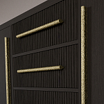 Буфет Primo с тремя ящиками и двумя фасадами Темный орех варинант исполнения - 7 | Loft Concept в Новосибирске