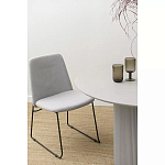 Стул мягкий светло-серый Chair Gray Runners варинант исполнения - 9 | Loft Concept в Новосибирске