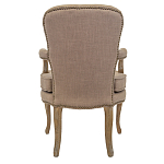 Кресло Aubrey Classical Armchair brown flax варинант исполнения - 2 | Loft Concept в Новосибирске