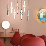 Подвесной светильник с белыми матовыми плафонами Hiding secrets варинант исполнения - 6 | Loft Concept в Новосибирске