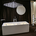 Люстра подвесная с тонкой металлической конструкцией цвета хром Quasar варинант исполнения - 8 | Loft Concept в Новосибирске