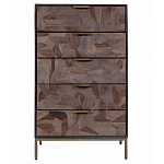 Высокая тумба с выдвижными ящиками Mosaic варинант исполнения - 1 | Loft Concept в Новосибирске