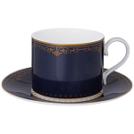 Чайный набор из фарфора синий на 6 персон 12 предметов 300 мл Porcelain Horse Set  варинант исполнения - 1 | Loft Concept в Новосибирске