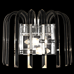 Бра цвета никель с изогнутыми хрустальными элементами Radiant Ribbons варинант исполнения - 1 | Loft Concept в Новосибирске