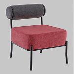 Кресло Ponpoun тёмно-серый бордо варинант исполнения - 1 | Loft Concept в Новосибирске