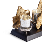 Подсвечник Cozy Light с декором кленовыми листьями варинант исполнения - 2 | Loft Concept в Новосибирске