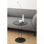 Кофейный столик черный круглый Graceful Base варинант исполнения - 1 | Loft Concept в Новосибирске