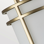 Бра с геометрическим каркасом и матовым белым цилиндрическим плафоном Feiss варинант исполнения - 2 | Loft Concept в Новосибирске