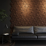 Гипсовая 3D панель с принтографией PM-50 варинант исполнения - 2 | Loft Concept в Новосибирске