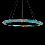 Люстра в форме кольца с цветочным декором Warm Heavenly Light варинант исполнения - 5 | Loft Concept в Новосибирске